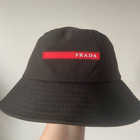 Prada Linea Rossa Technical fabric bucket hat - Picture 3 of 4